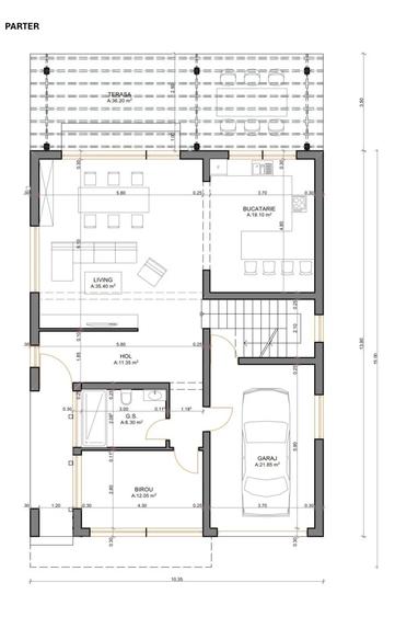 Casa Arhitectilor individuala 6 camere, garaj, teren 650 mp, Cartierul Arhitectilor, Calea Cisnadiei - 4
