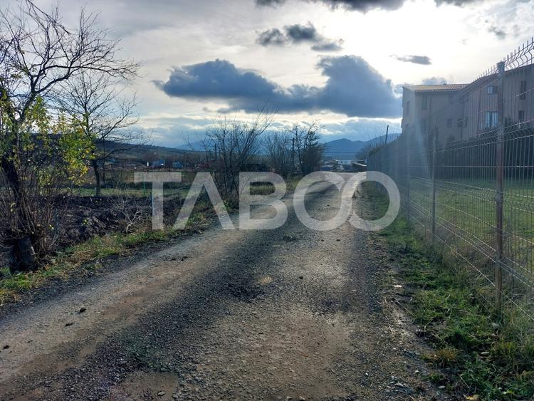 Teren intravilan 1687 mp pentru cabana zona de gradini Cisnadie - 5