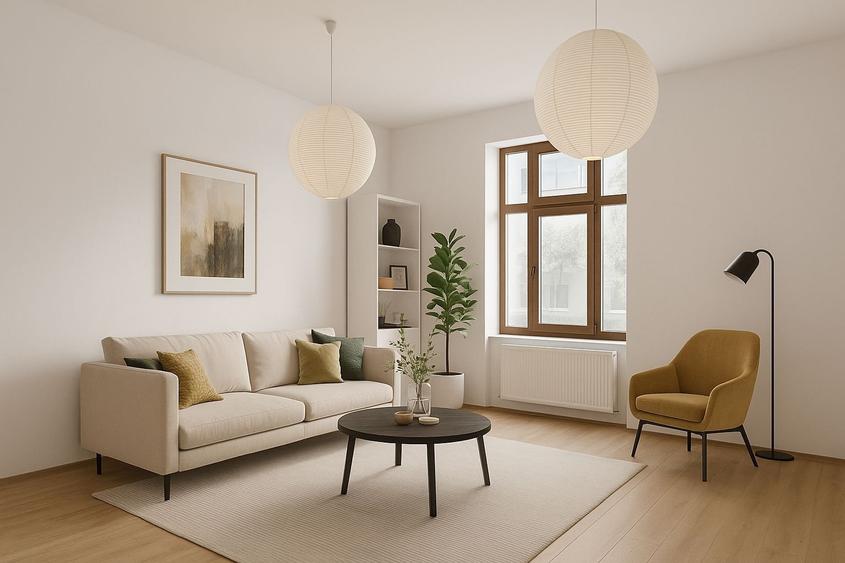 De vânzare apartament 3 camere, renovat, zonă semicentrală - 1