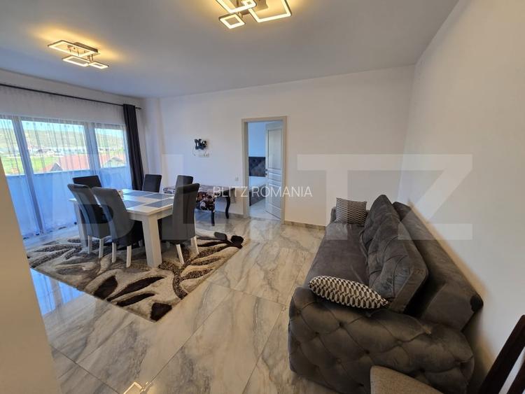 Apartament modern cu 3 camere, 2 bai, Apahida zona Primariei