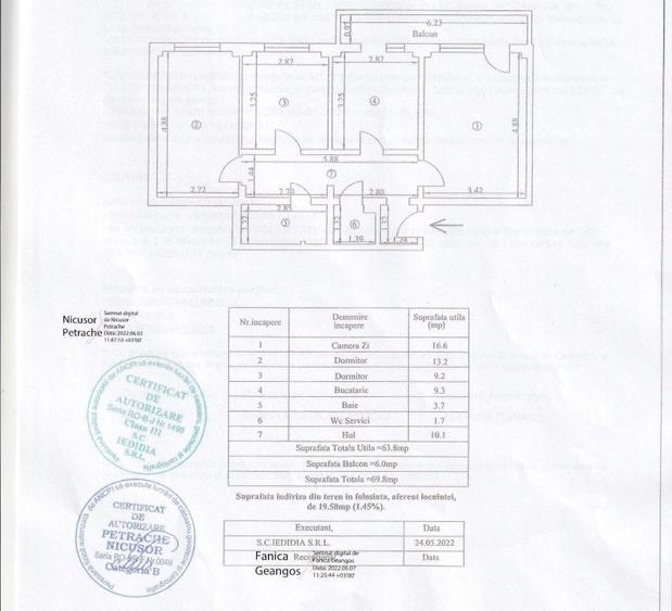 Vanzare 3 camere-Imobiliare MAXICONFORT - 6