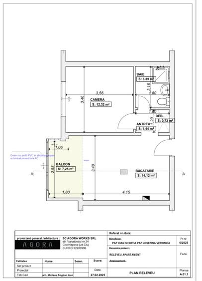 Apartament cu 2 camere in Manastur, zona Calea Floresti - 6