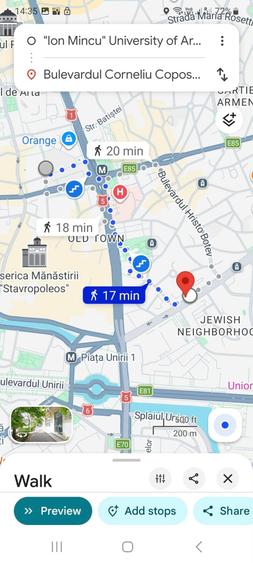 Garsonieră decomandată, mobilată în Unirii