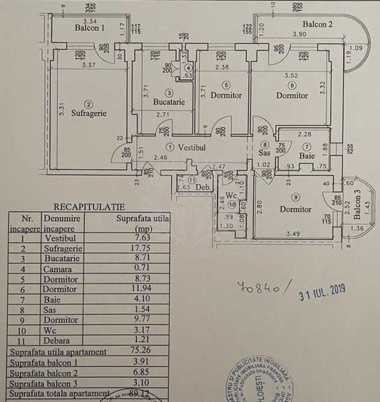 //4 CAMERE// ZONA 9 MAI// - 6