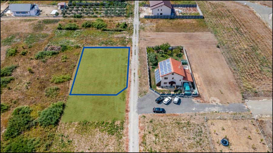 Teren Construcții intravilan de 855 mp, în Moșnița Nouă