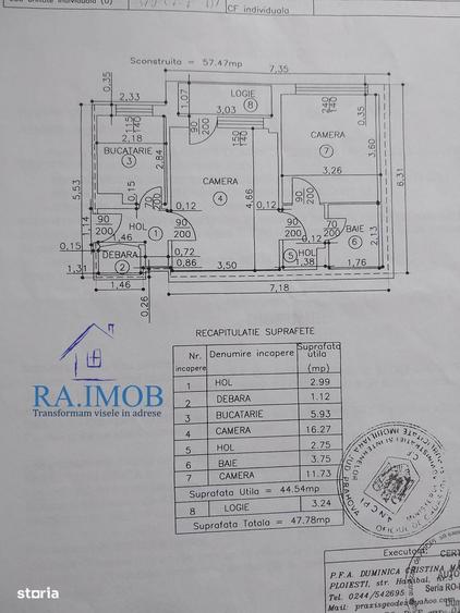 Apartament 2 camere, et1/4, Ultracentral-Hale - 69800 euro negociabil - 1