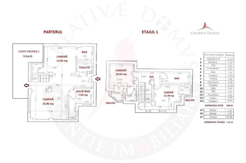 Stefan cel Mare - Obor / Duplex cu 4 camere si curte proprie - 17