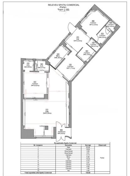 Spatiu comercial, Salon, 133mp utili, Calea Dorobantiilor - 1