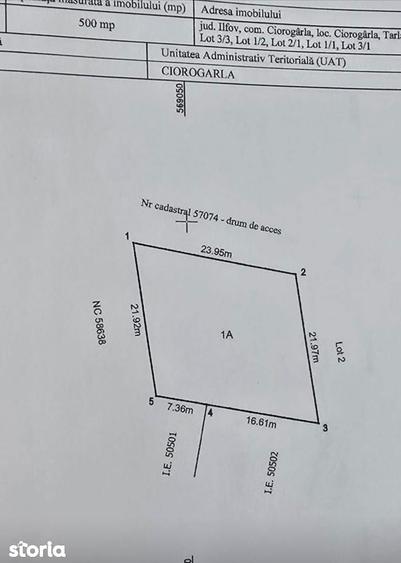 Teren de construit Bucure?ti Vest, Ciorogarla, Ilfov - 1