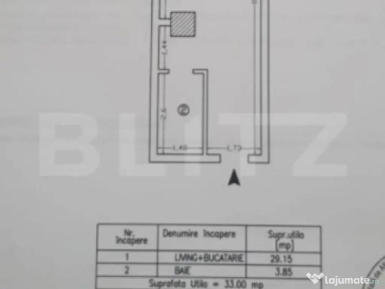 Garsoniera de vanzare, 33 mp, zona Central - Lazar Residence - 4