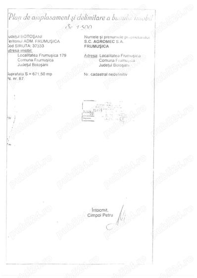 Vand apartament cu 2 camere din caramida in localitatea frumusica, judetul botosani - 2