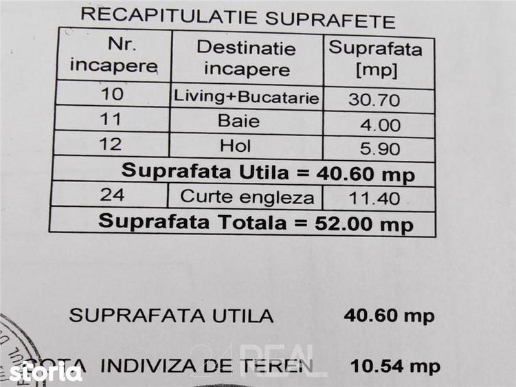 Garsoniera Demisol 52mp - terasa englezeasca - loc parcare inclus - 3