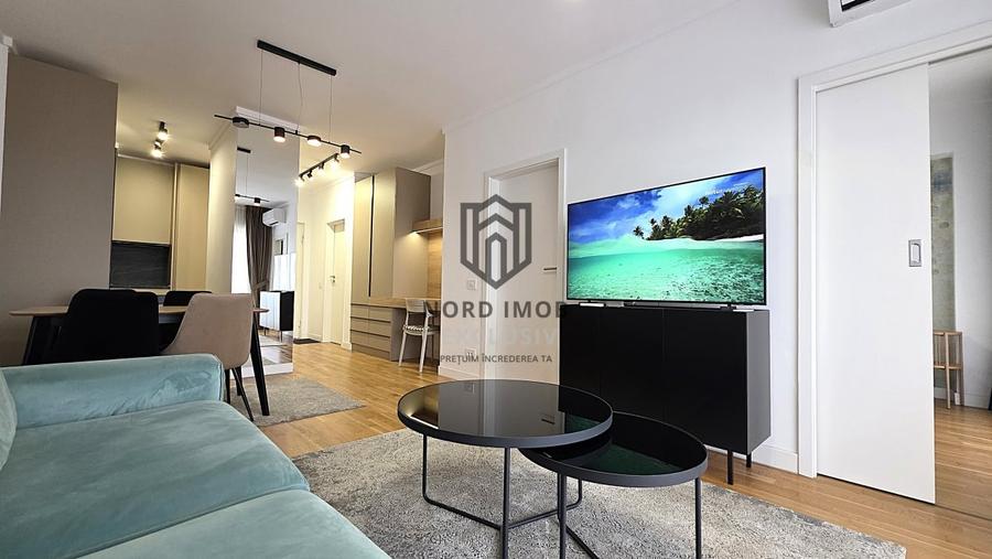 Apartament cu 2 camere semidecomandat, mobilat în Bucureștii Noi