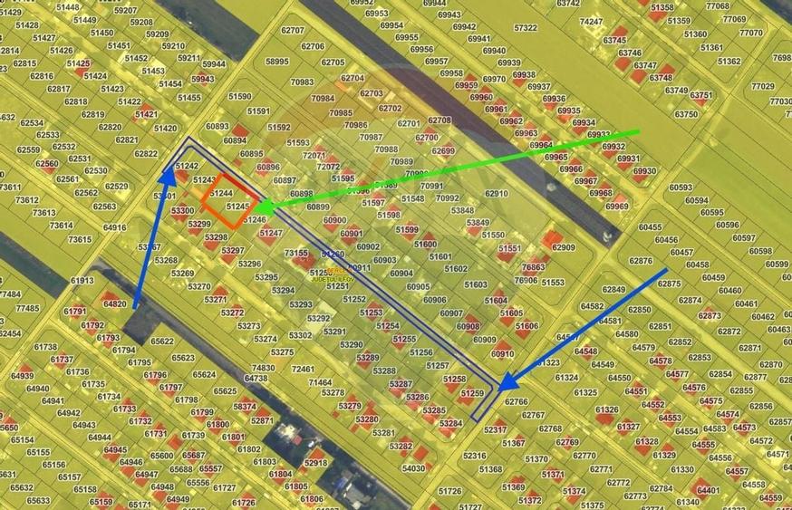 Teren 912mp de vanzare in Berceni / Strada Zanelor (2 loturi) - 1
