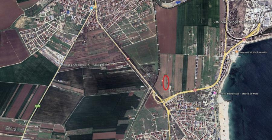 Teren de vanzare zonz castelul de apa in Eforie Nord - 1