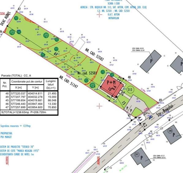 Vand casa la rosu P+M,Aiton jud Cluj - 3