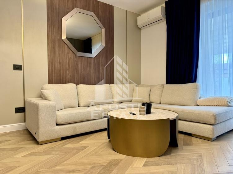 Apartament de lux cu 2 camere si gradina de 240 mp, complet mobilat. - 2