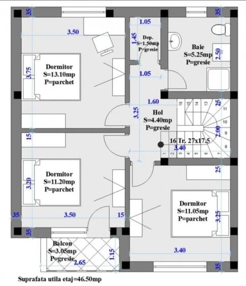 Vile Insiruite P+1E cu Finisaje Premium in Valea Lupului, Iasi - 20