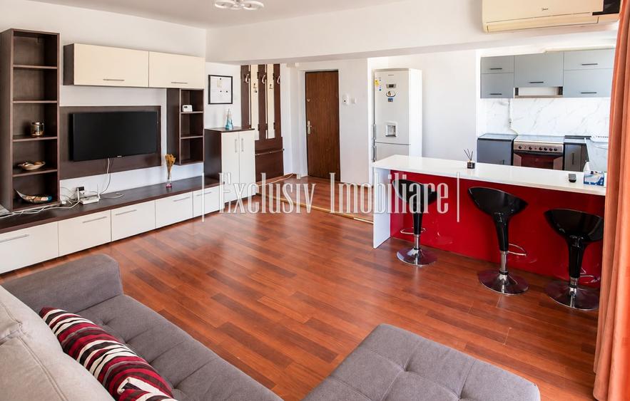 Apartament cu 2 camere semidecomandat în Central