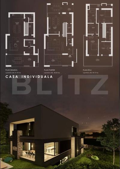 Casa moderna 245mp utili, teren 570mp-priveliste panoramica, Campenesti-Apahida - 4