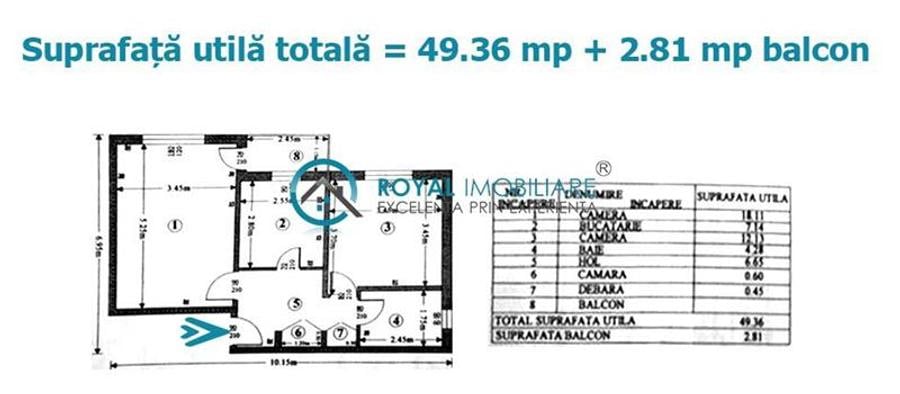Royal Imobiliare - Vanzare apartament 2 camere zona Enachita Vacarescu - 6