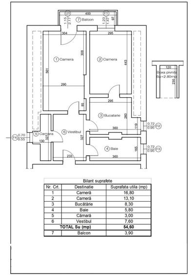 Schei, zona SRI, apartament doua camere 55mp, priveliste superba, 109000 euro - 5