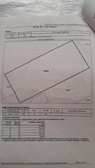 Teren intravilan Buftea, Cartier Flamanzeni, Intrarea Teilor nr. 36 - 5