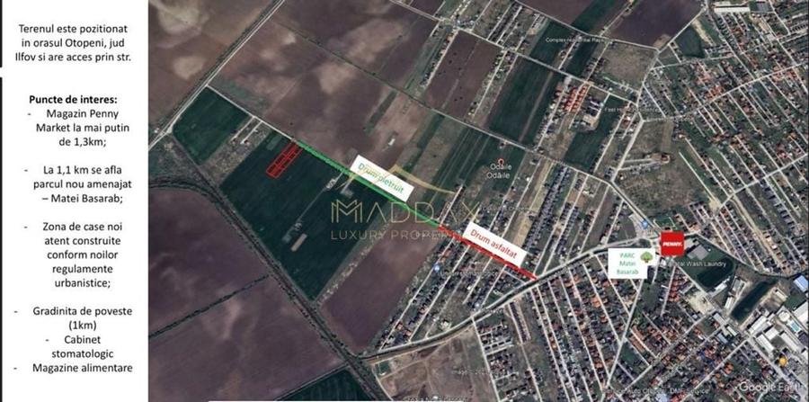 Teren intravilan pentru dezvoltare *7000* mp // Otopeni (Odaile) - 3