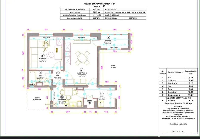 Apartament 2camere Bra?ov cartierul Noua - 3