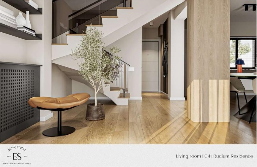 Casă 148 mp utili P+E+mansardă | 5 camere | 3 băi | Curte proprie | Rudium Resid - 8