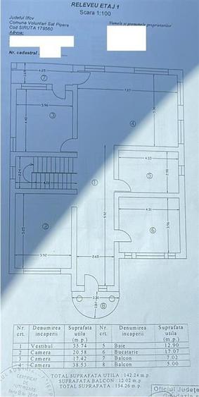 Vila Pipera P+1+M central - 450mp util / 1000mp teren - 17