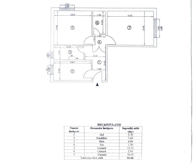Apartament 2 camere Nicolina-Belvedere-OMV parter, 51mp