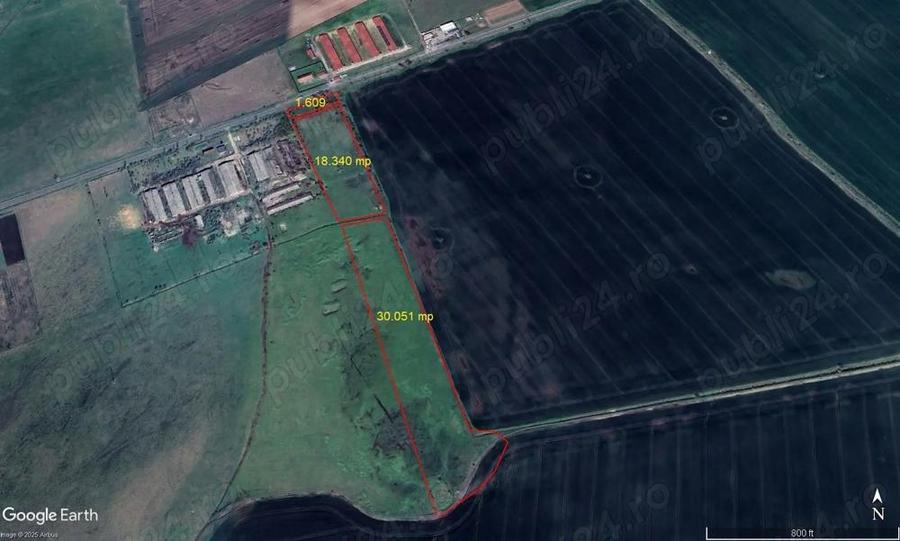 teren neproductiv - 5 ha Horia, com. Vladimirescu - 8