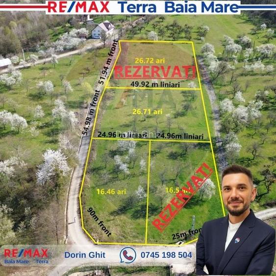 Teren deosebit de vanzare Carbunar