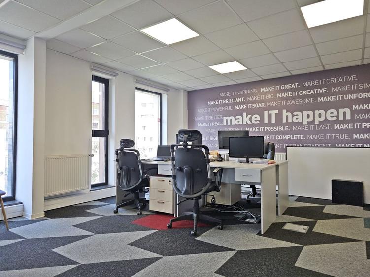 Spatiu modern de birouri, mobilat, terasa, parcari - 1