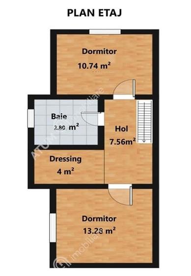 Apartament cu 4 camere 2 bai si balcon zona Rahovei din Sibiu - 7