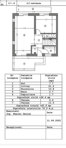 FARA COMISIOANE casa eleganta 5 camere 3 bai P+1+ M incalzire pardos LA CHEIE - 9