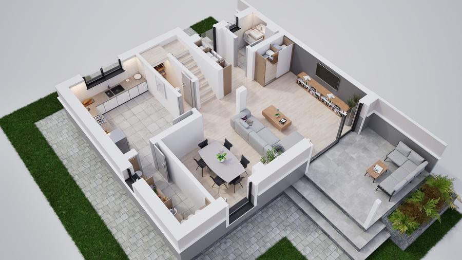 Duplex cu design premium și grădină proprie - 36