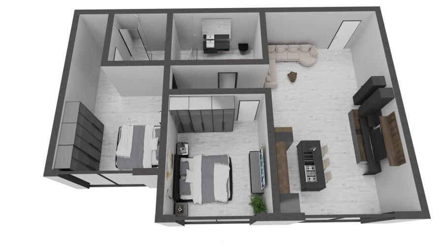 Apartament 2camere Mamaia - Direct Dezvoltator -Oba Lake- Proiect finalizalizat - 5