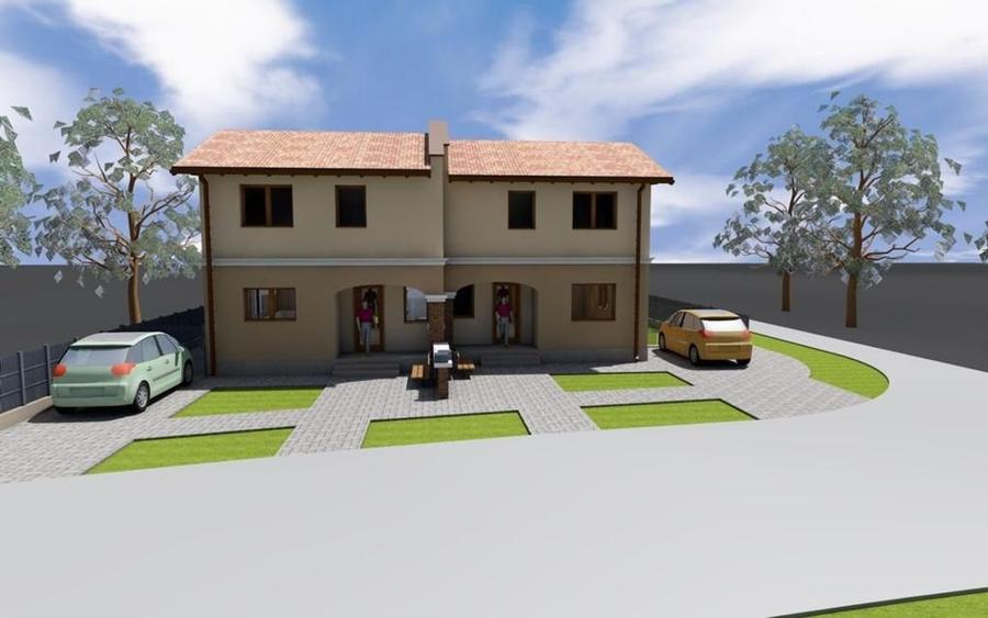1/2 Duplex, P+1, 3 camere, 74mp SU, 265mp ST, Cartierul Primaverii! - 1