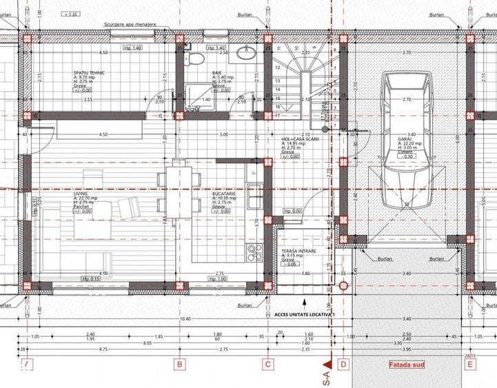 CASA SEMIFINISATA CU CF DE VANZARE CU GARAJ FELEACU - TEREN 430 MP CU - 2