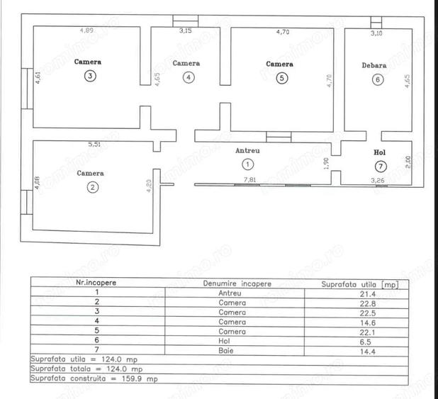Casa individuala in Otelec - 2,518 mp teren - 2 fronturi stradale - 14