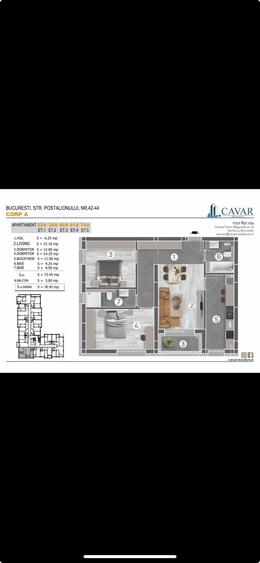 Sector 4 Postalionului Apartament 3 Camere Decomandat 80 mp - 8