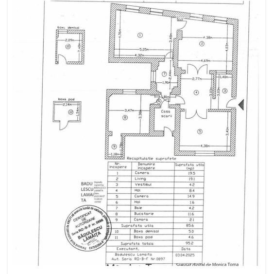 Dorobanti Str Roma, 3 camere , 95mp - 9