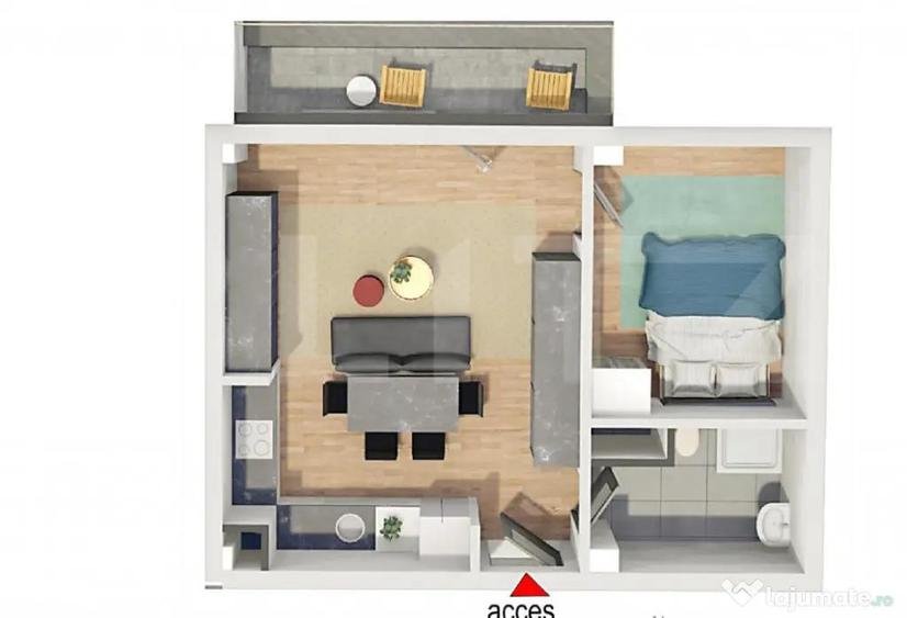 Unicitate!Apartament 2 camere, confort sporit,Calea Baciului - 9