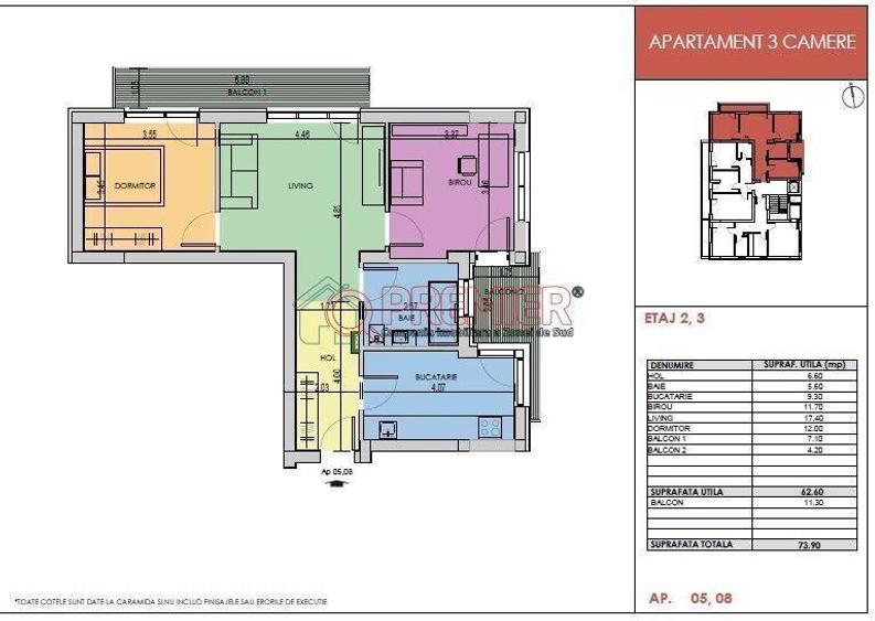 Grand Arena Mall - 3 camere - Reducere 5000 euro - Acte Gata - - 2