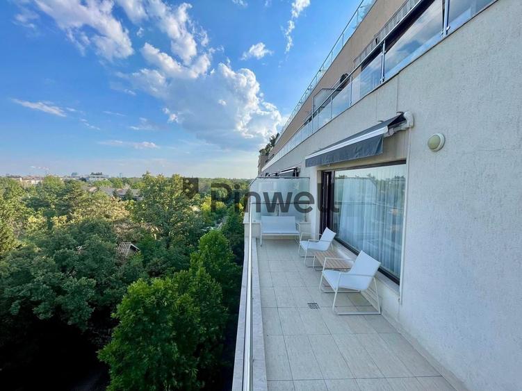 Apartament cu 3 camere semidecomandat, mobilat în Herăstrău