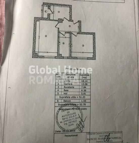 Apartament cu 2 camere decomandat, mobilat în Chitila