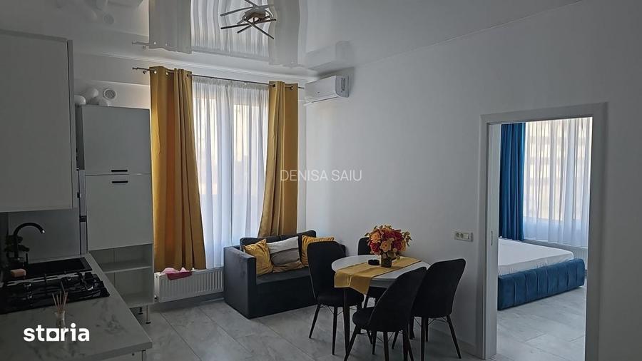 2 camere parter de vanzare complet mobilat, pozitie excelenta lang