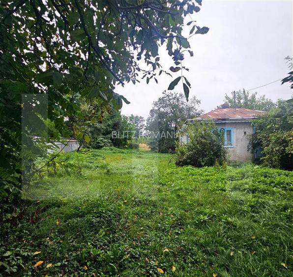 Teren 2.280 mp (1.000 intravilan) + casa din chirpici